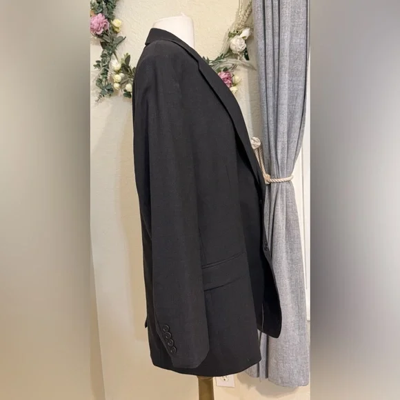 NEW BROOKS BROTHERS 346 Stretch Dark Gray Suit Jacket Size 46R -Retails $648 - Picture 2 of 9